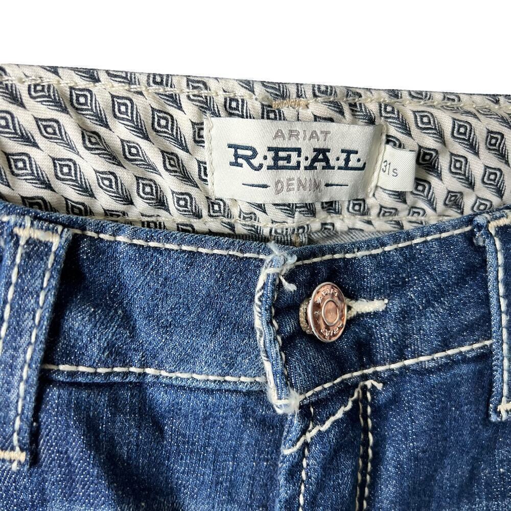 New Women’s Ariat R.E.A.L. High Rise Dorothy Boot Cut Jean Size 31 Short - Picture 4 of 12